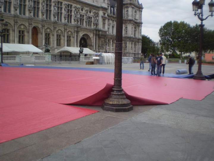 Déco parvis de l'Hôtel de Ville de Paris Île-de-France